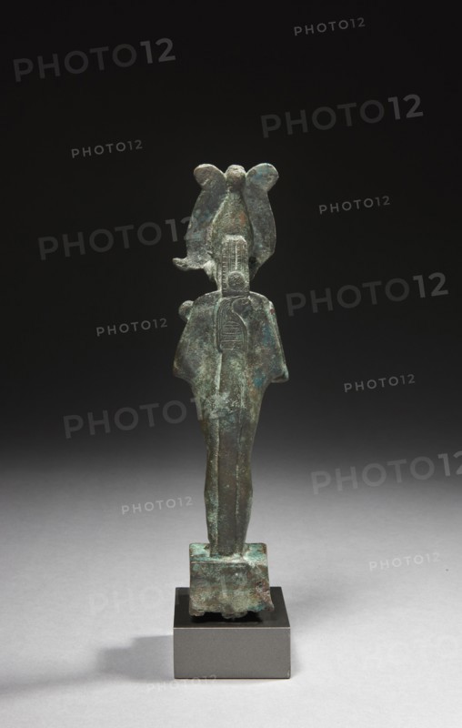 Statuette votive représentant le dieu Osiris (vue arrière)