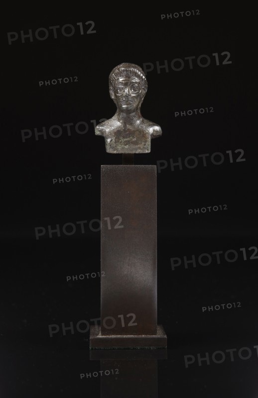 Roman bust of a youth man