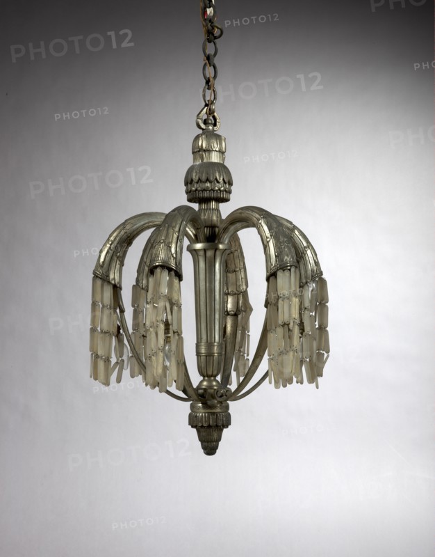 Lustre à fût corbeille