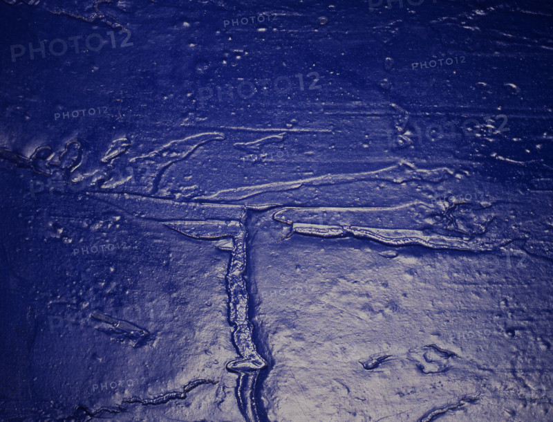 Painted canvas tarp. Abstract painting