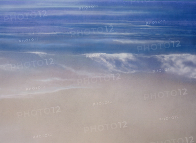 Seaside. Painted canvas tarp