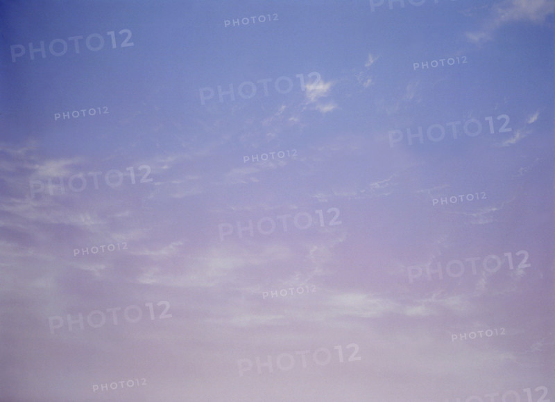 Cloudy sky. Painted canvas tarp