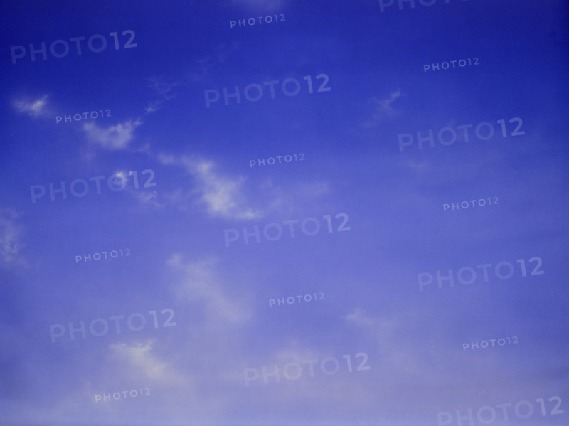 Cloudy sky. Painted canvas tarp