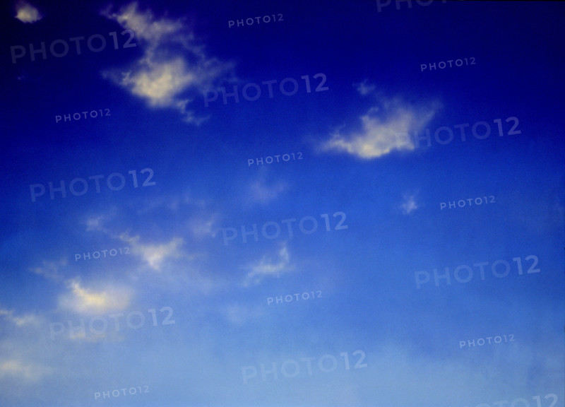 Cloudy sky. Painted canvas tarp