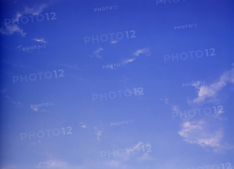 Cloudy sky. Painted canvas tarp