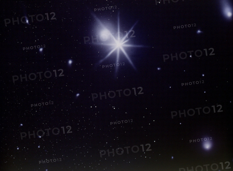Starry sky. Painted canvas tarp
