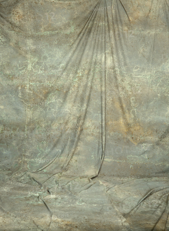 Draping. Painted canvas tarp