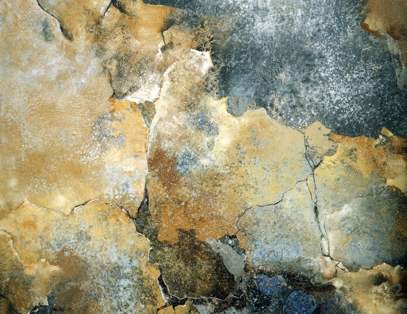 Fresco. Painted canvas tarp with trompe l'oeil effects