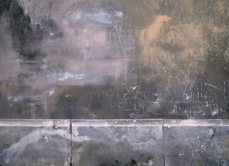 Fresco. Painted canvas tarp with trompe l'oeil effects