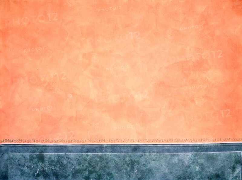 Fresco. Painted canvas tarp with trompe l'oeil effects