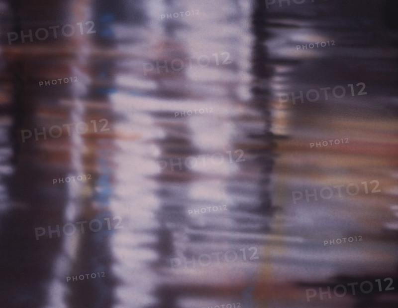 Painted backdrop. Night lights effects