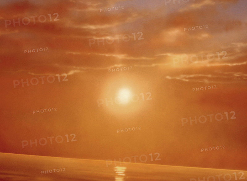 Sky and sea. Painted canvas tarp