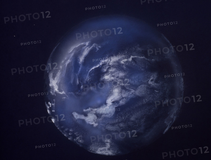 Planètes. Bâche peinte
