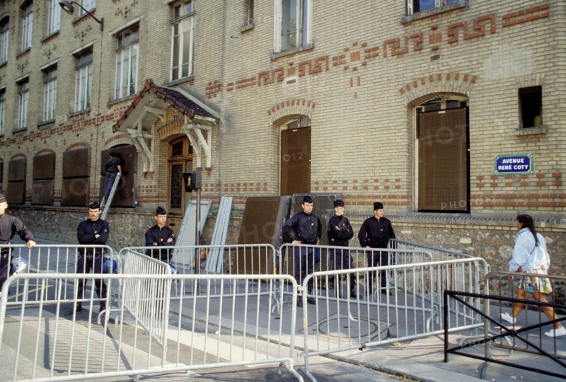 26/08/1993. AVENUE RENE COTY: EXPULSION DES SQUATTERS