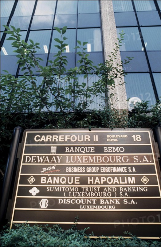 00/07/1994. ILLUSTRATION: LES BANQUES AU LUXEMBOURG