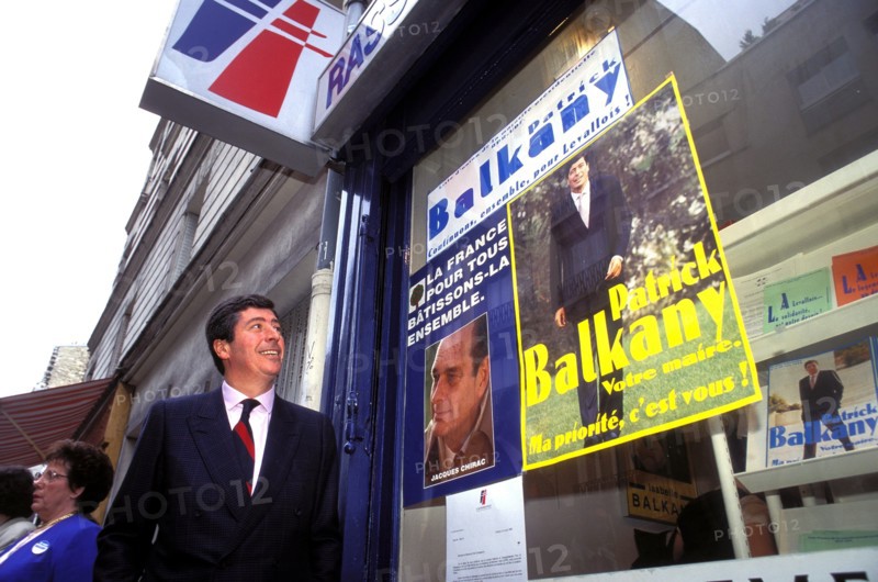 15/06/1995. MUNICIPALES: PATRICK BALKANY A LEVALLOIS PERRET