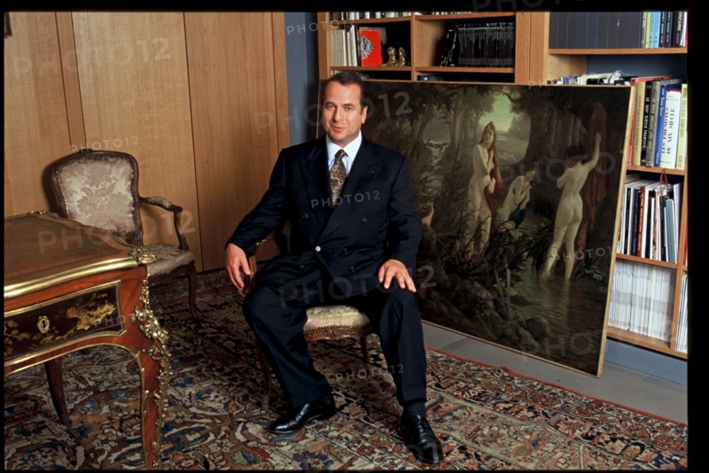 10/10/1995. - Paul Loup Sulitzer at lawyer Binoche home