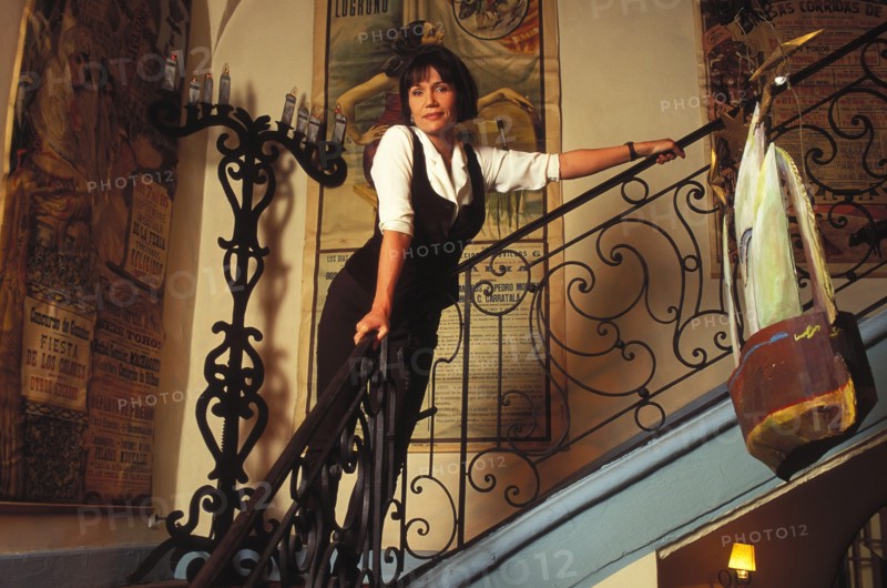 18/12/1995. CLEMENTINE CELARIE ET LAURENT BOYER     ENREGISTRENT "FREQUENCE STARS" A NIMES