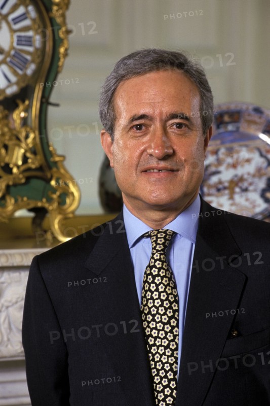 30/09/1997. J. TIBERI RECOIT MSTISLAV ROSTROPOVITCH