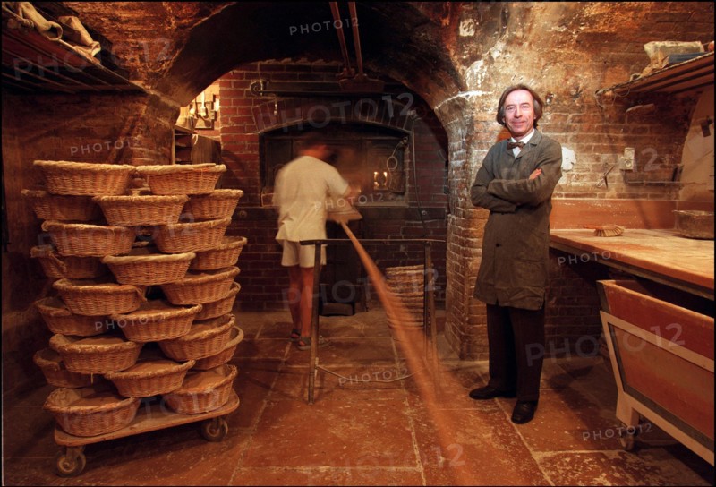 04/00/1998. Famous French baker Lionel Poilane