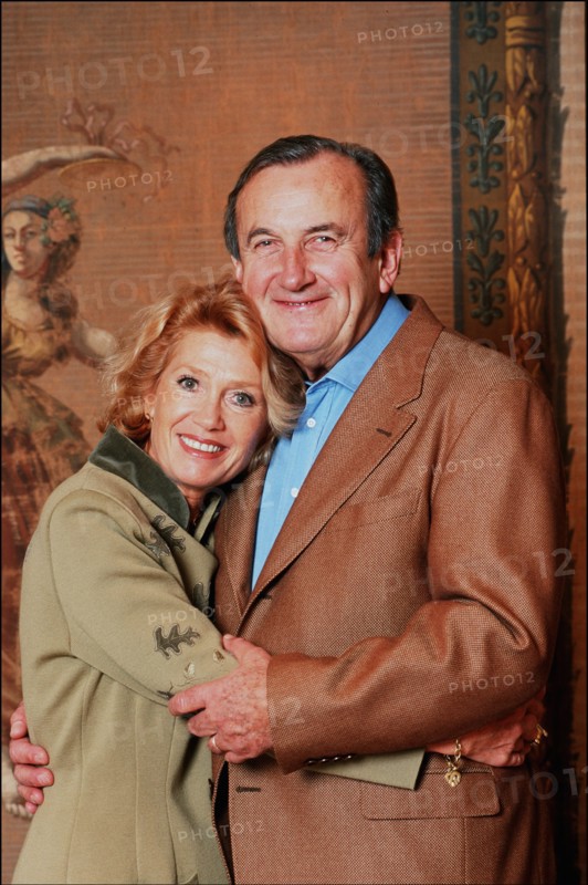 09/00/1998.  Close up Daniel Ceccaldi and his wife Laurence.