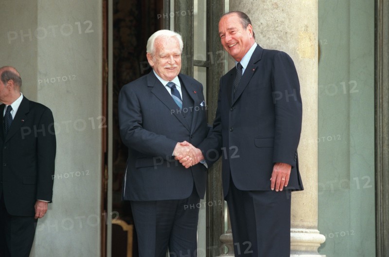 05/31/1999. Elysee: J.CHIRAC receives prince RAINIER