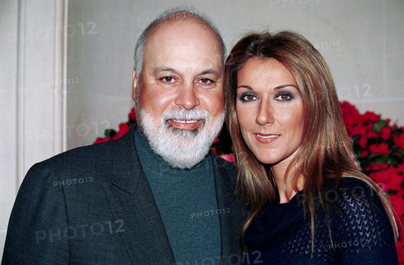 CELINE DION AND HUSBAND RENE ANGELIL IN PARIS