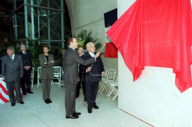 MONTE CARLO: THE ROYAL FAMILY OF MONACO UNVEILS THE NEW STATION