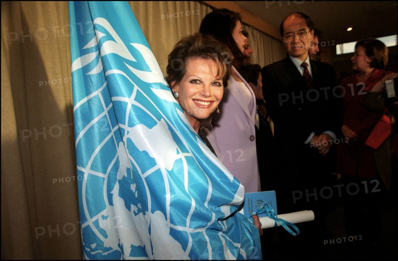 03/07/2000. Claudia cardinale named UNESCO goodwill ambassor