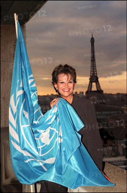 03/07/2000. Claudia cardinale named UNESCO goodwill ambassor