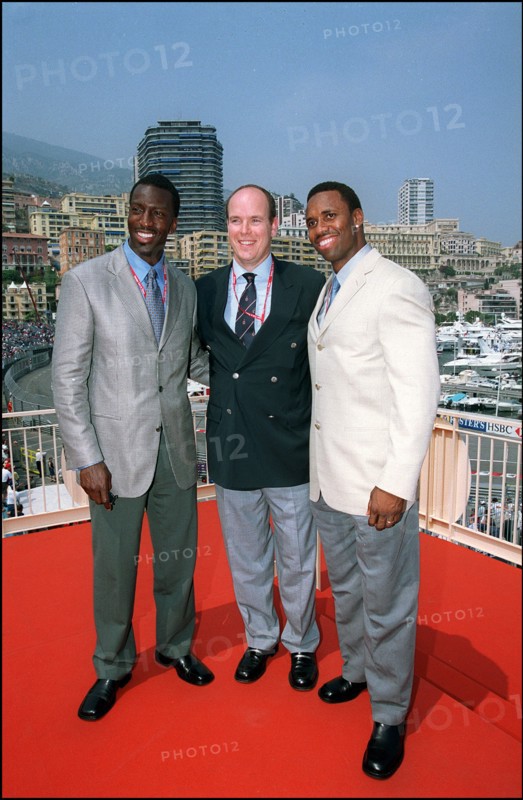 06/03/2000. People at the formula one grand prix in Monaco.