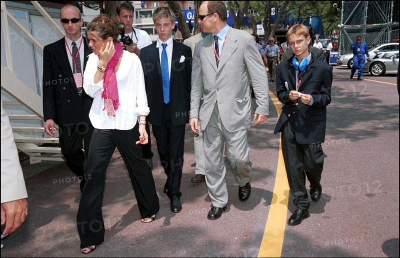 06/04/2000. The family of Monaco at the formula one grand prix of Monaco.