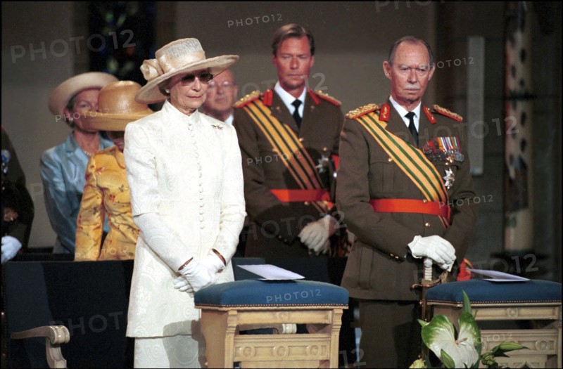 06/23/2000. Royal mass during the national day in Luxemburg.