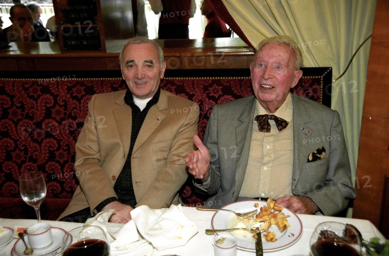 Charles Aznavour et Charles Trenet