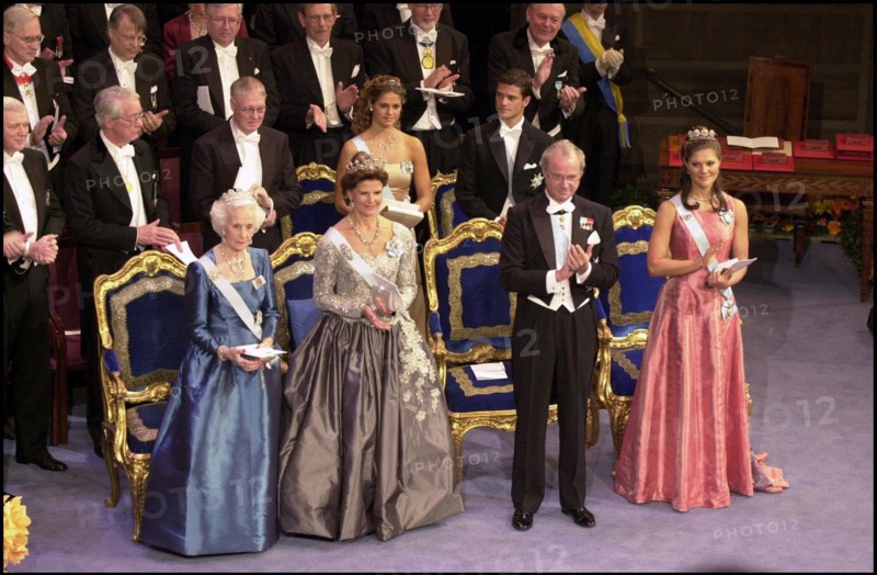 12/10/2000. Sweden Royal Family at the Nobel Ceremony.