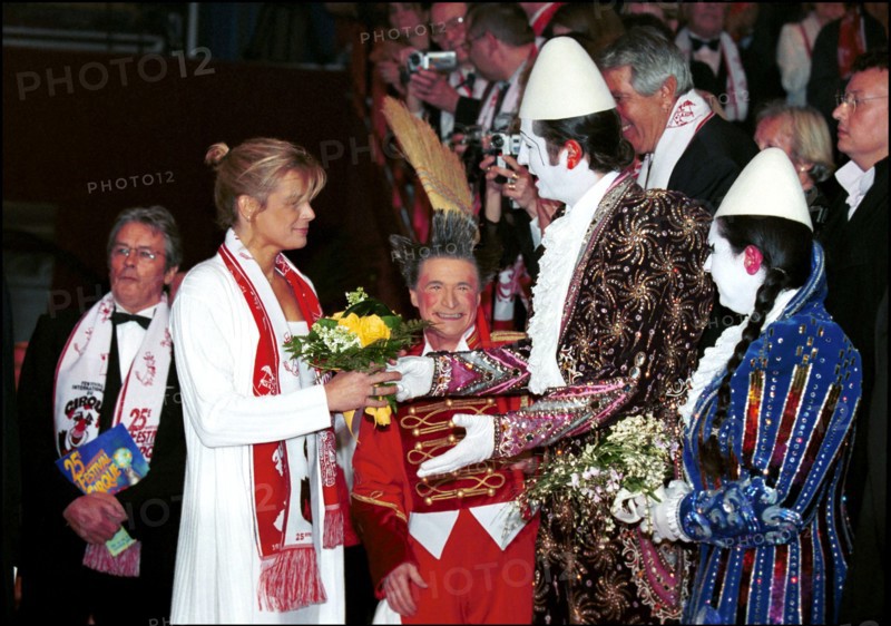 01/23/2001. The Monaco Circus Festival: prize ceremony.