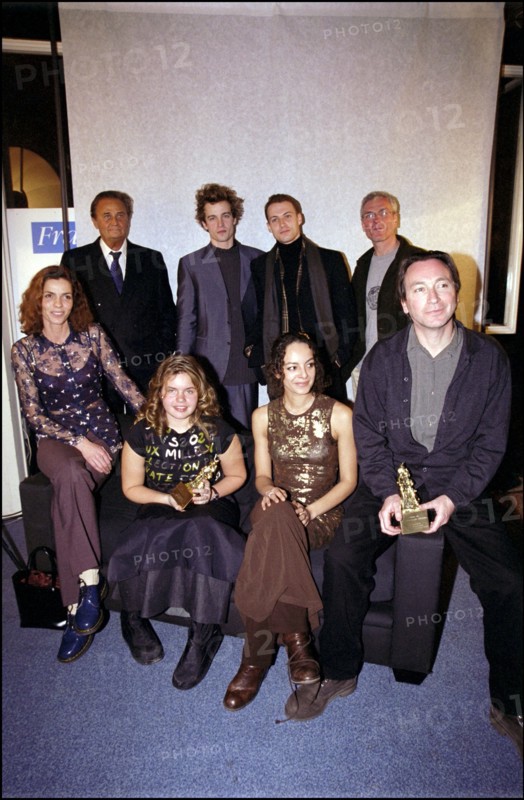 02/11/2001. Stars attending the Awards Ceremony of Luchon International Film Festival.