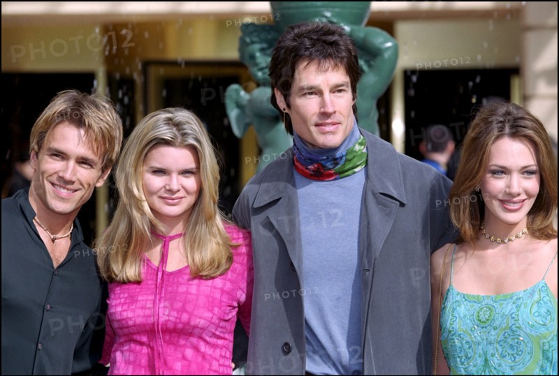 02/19/2001. 41st television festival of monte carlo: actors of "The Bold and the Beautiful" and "The Young and the Restless".