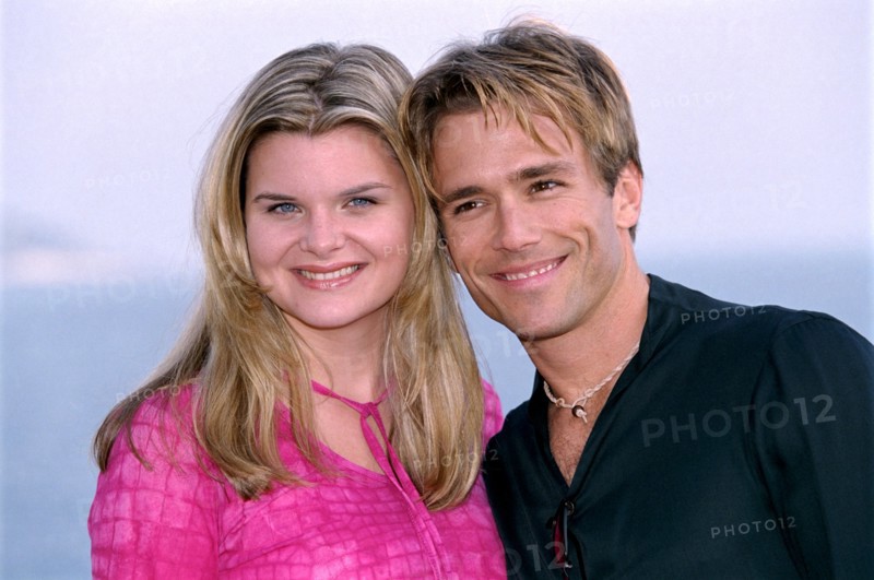 02/19/2001. 41st television festival of Monaco: Heather Tom and Scott Reeves of "The Young and the Restless"