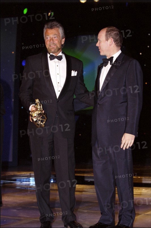 02/21/2001. 41st Monte Carlo TV festival awards ceremony.
