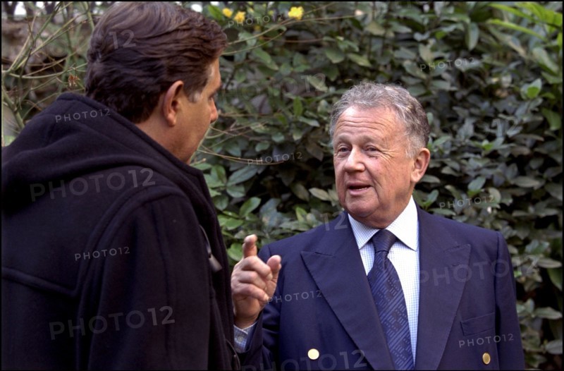 02/00/2001.  French Radio hosts Philippe Bouvard and Jean-Pierre Foucault back on the air of RTL