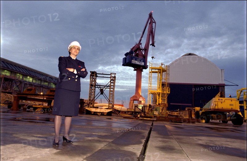 01/00/2001. General Edwige Bonnevie, DGA (Délégation Générale de l'Armement - general delegation for armament) general engineer.