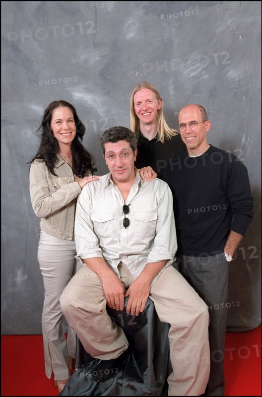 05/12/2001. 54th Cannes film festival: studio of "Shrek" team.