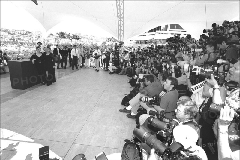 05/12/2001. 54th Cannes film festival: Backstage.
