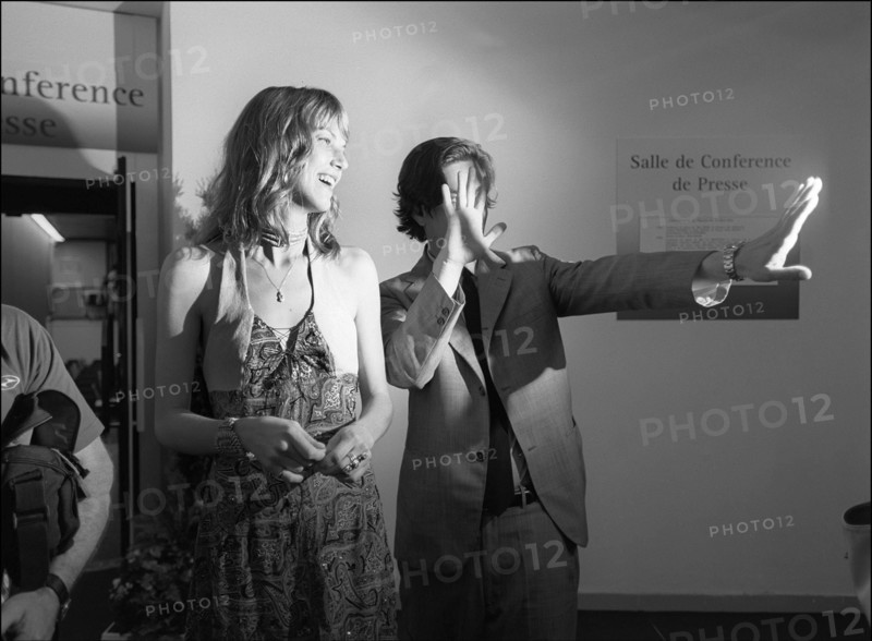 05/12/2001. 54th Cannes film festival: Backstage.