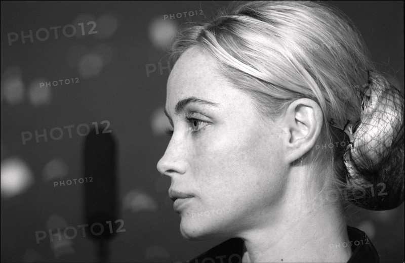 05/12/2001. 54th Cannes film festival: Press conference of "la Repetition" team.