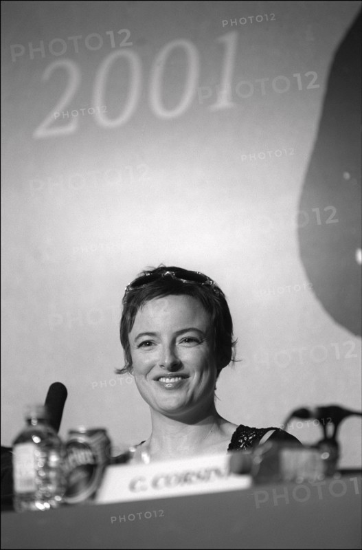 05/12/2001. 54th Cannes film festival: Press conference of "la Repetition" team.