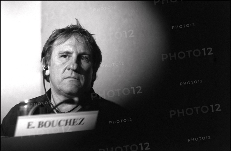 05/12/2001. 54th Cannes film festival: Press conference and photocall of "CQ" team.