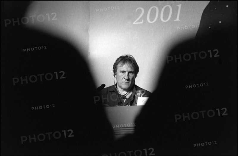 05/12/2001. 54th Cannes film festival: Press conference and photocall of "CQ" team.