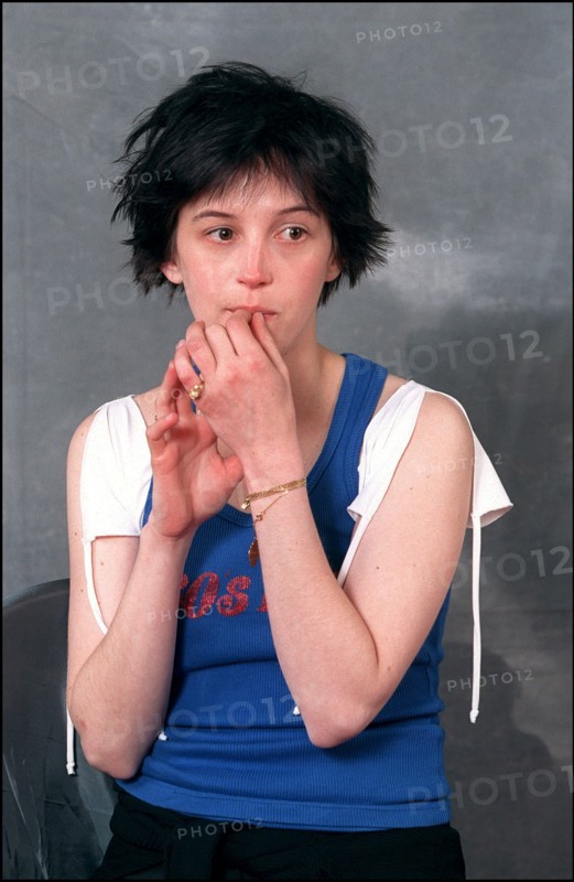 05/13/2001. 54th Cannes festival: studio of "Trouble Everyday" team